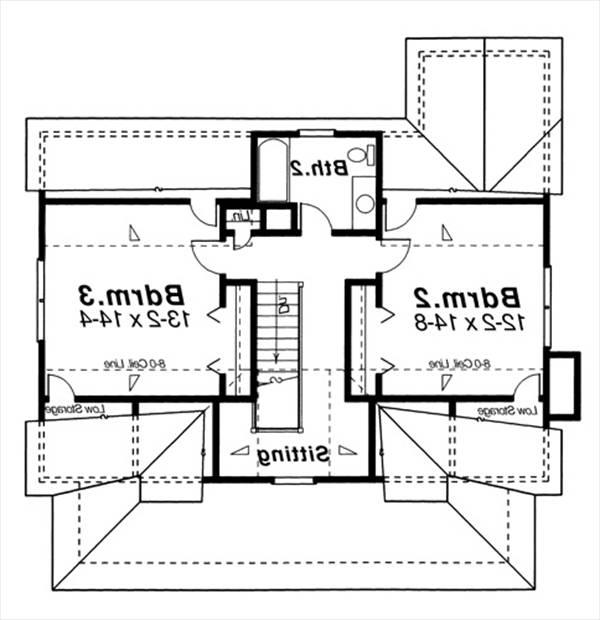 Second Floor image of BUTLER House Plan